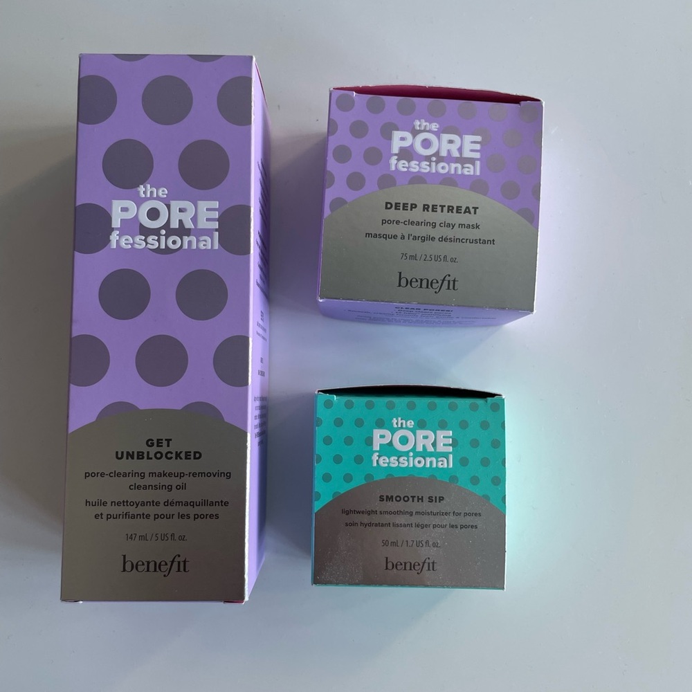 Benefit The POREfessional Skincare Trio - Deep Retreat,Smooth Sip, Get Unblocked